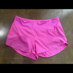 Lululemon Speed Up 4inch shorts